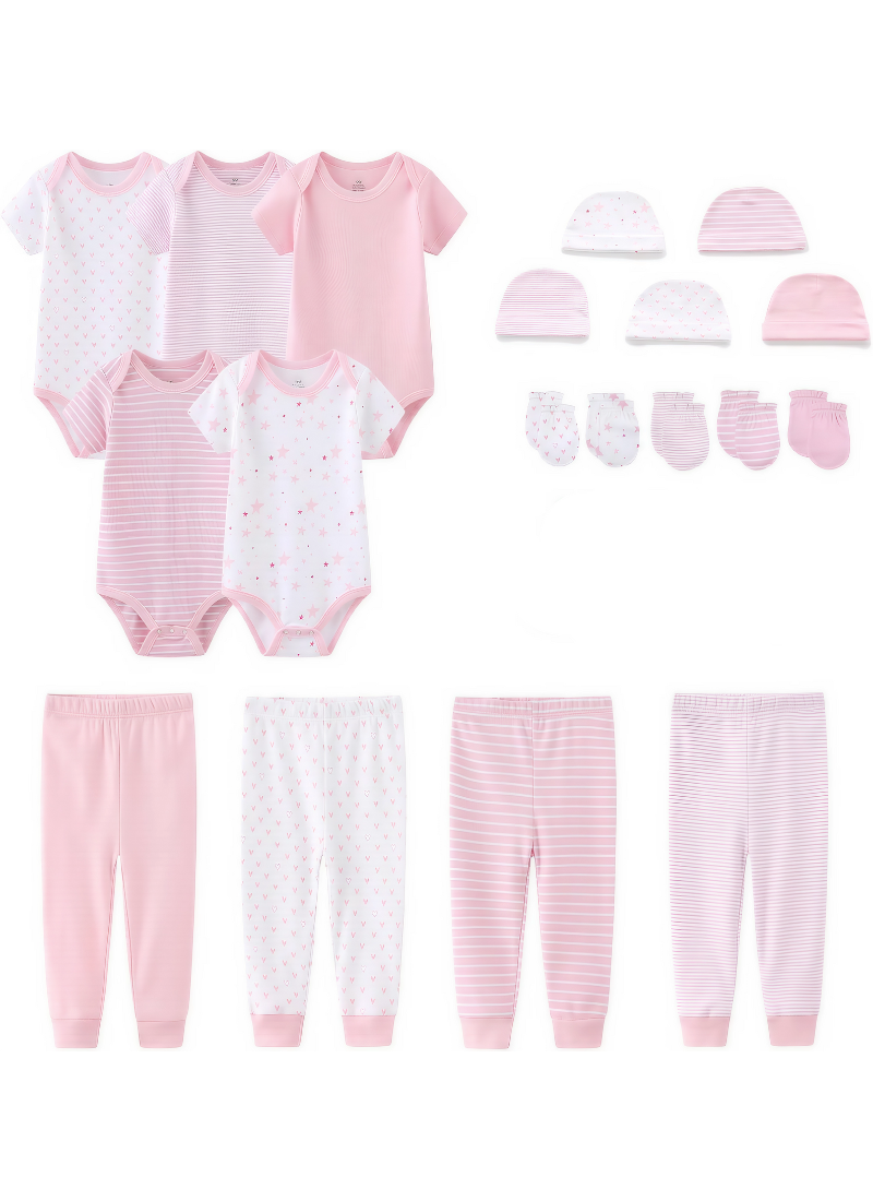 Kit newborn layette gift set – 24PC cotton