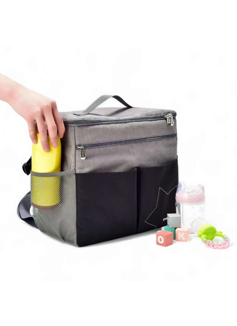 Insular® Travel Diaper Backpack With Anti-Loss Zipper