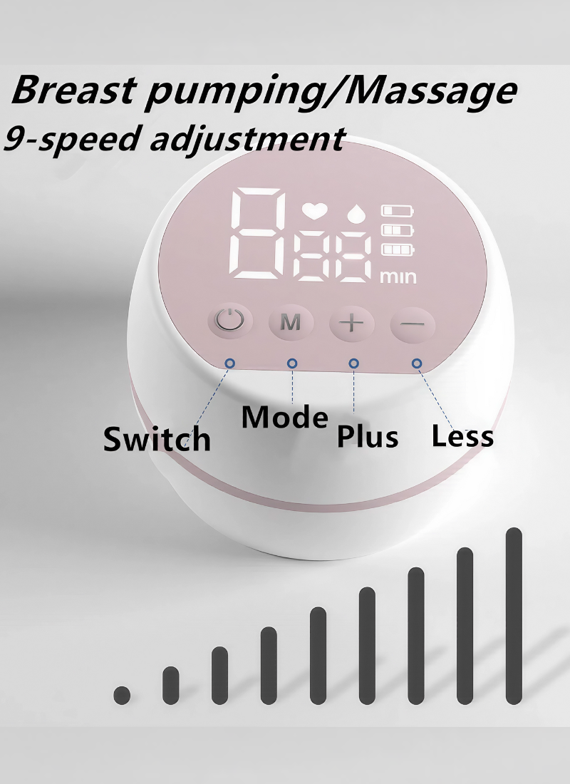 Electric baby breastfeeding bottle breast pump