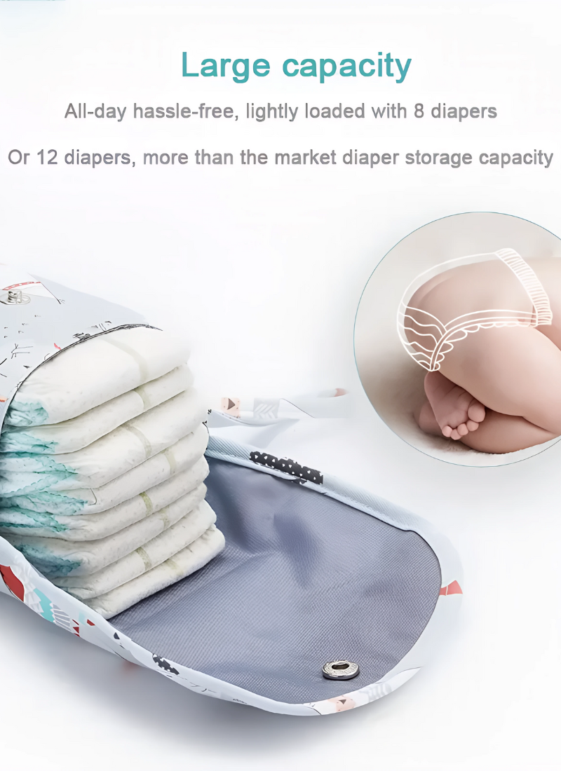 Waterproof Baby Diaper Pouch Organizer