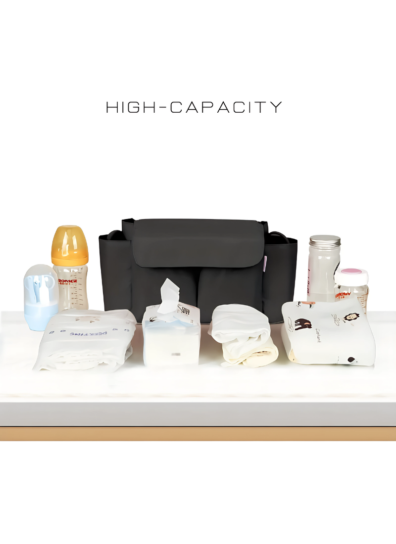 Stroller Organizer Bag with Bottle Holder