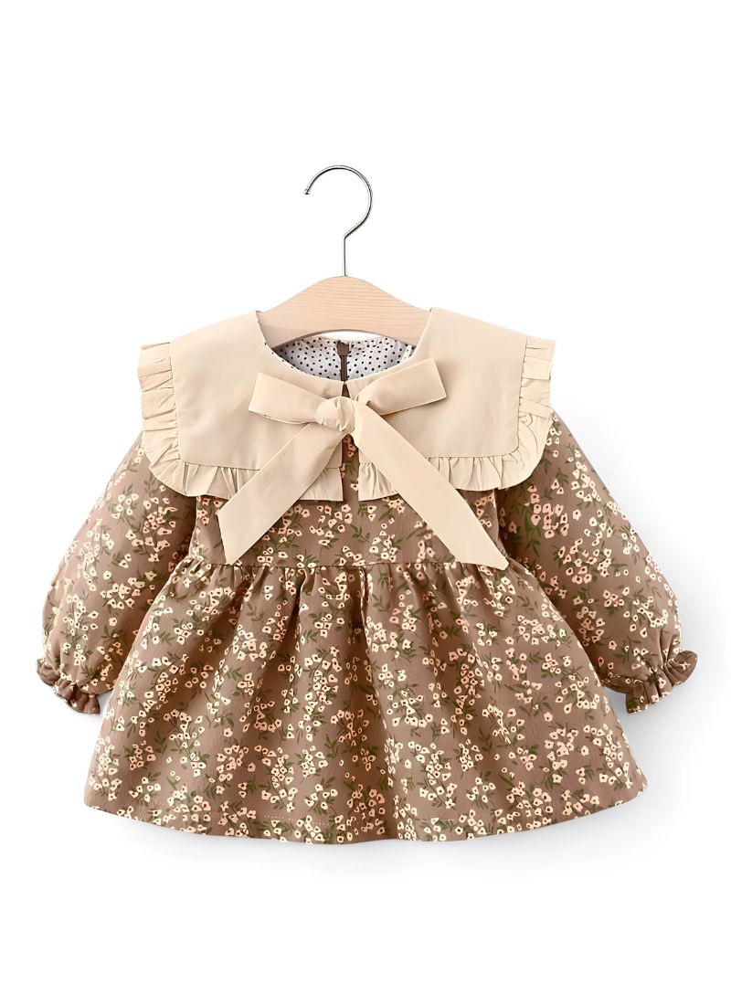 Baby Girl Long Sleeve Printed Princess Dress β Spring & Autumn