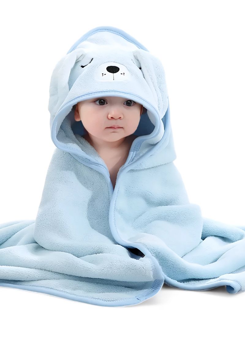 Baby Cartoon Animal Hooded Towel Blanket
