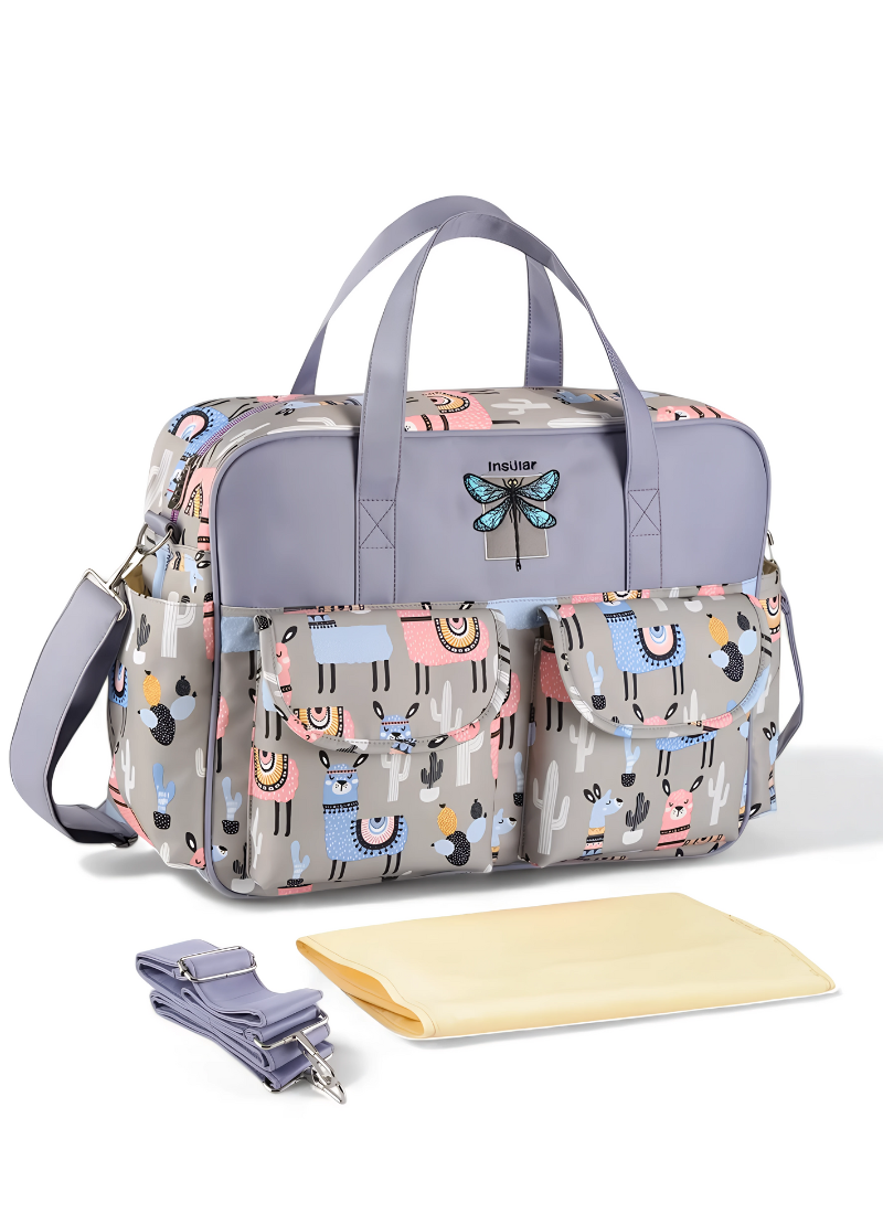 Waterproof Diaper Messenger Travel Bag