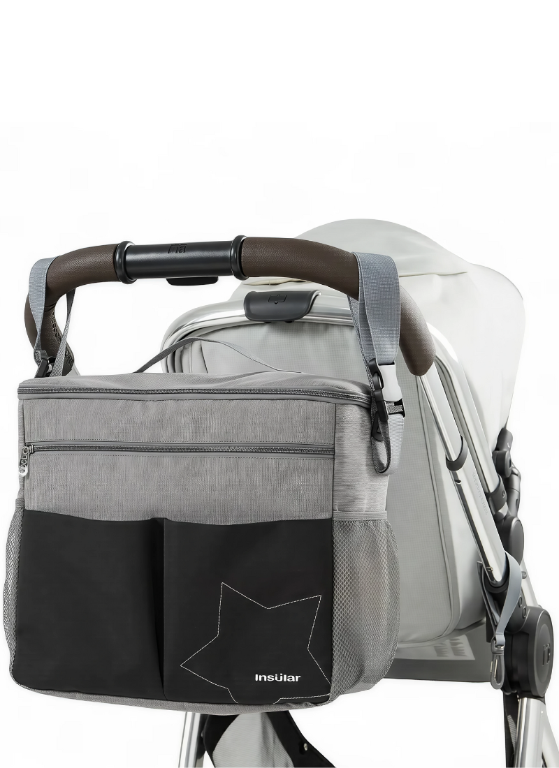 Insular® Travel Diaper Backpack With Anti-Loss Zipper