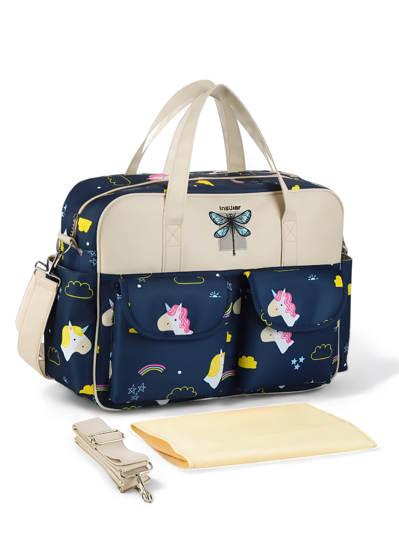 Waterproof Diaper Messenger Travel Bag