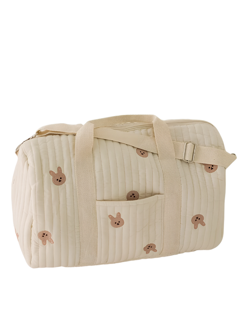 Little Bear Embroidered Mommy Shoulder Bag