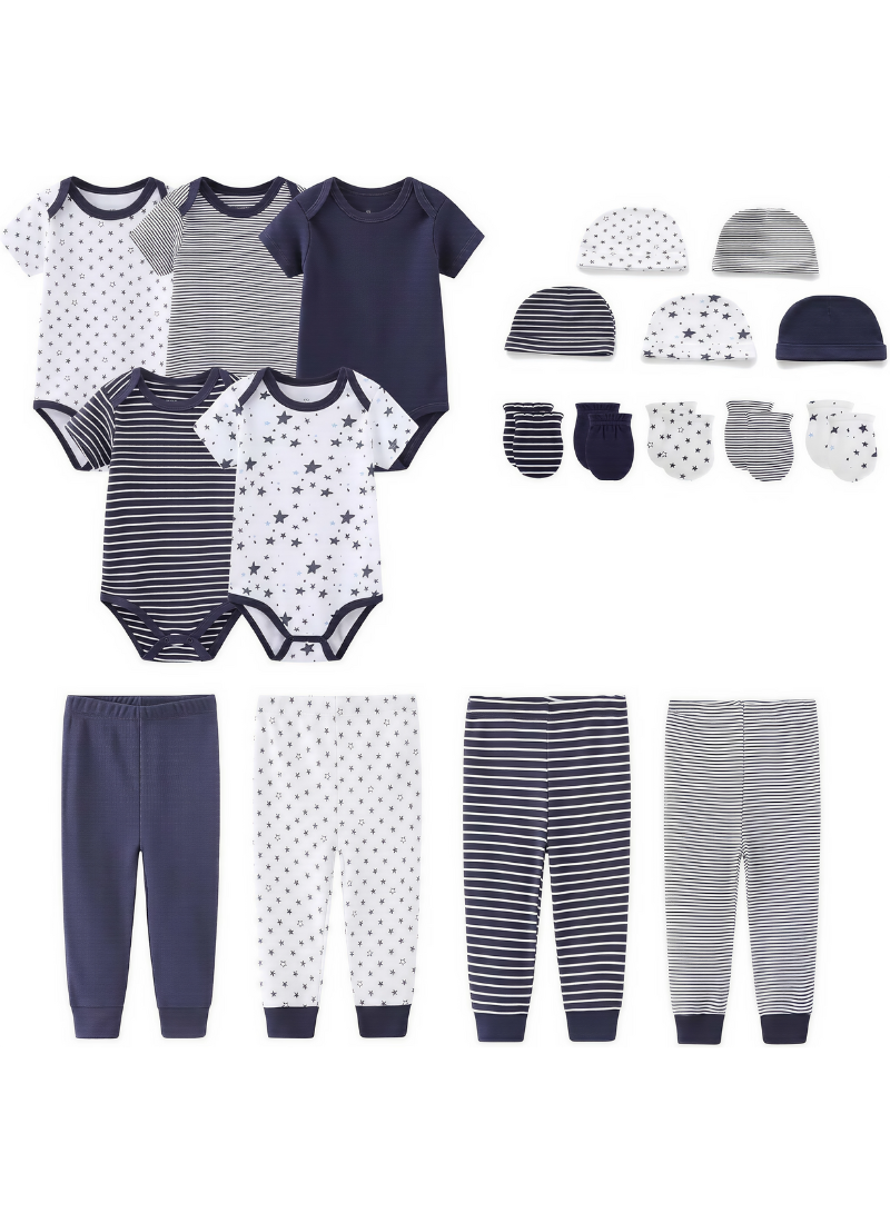 Kit newborn layette gift set – 24PC cotton