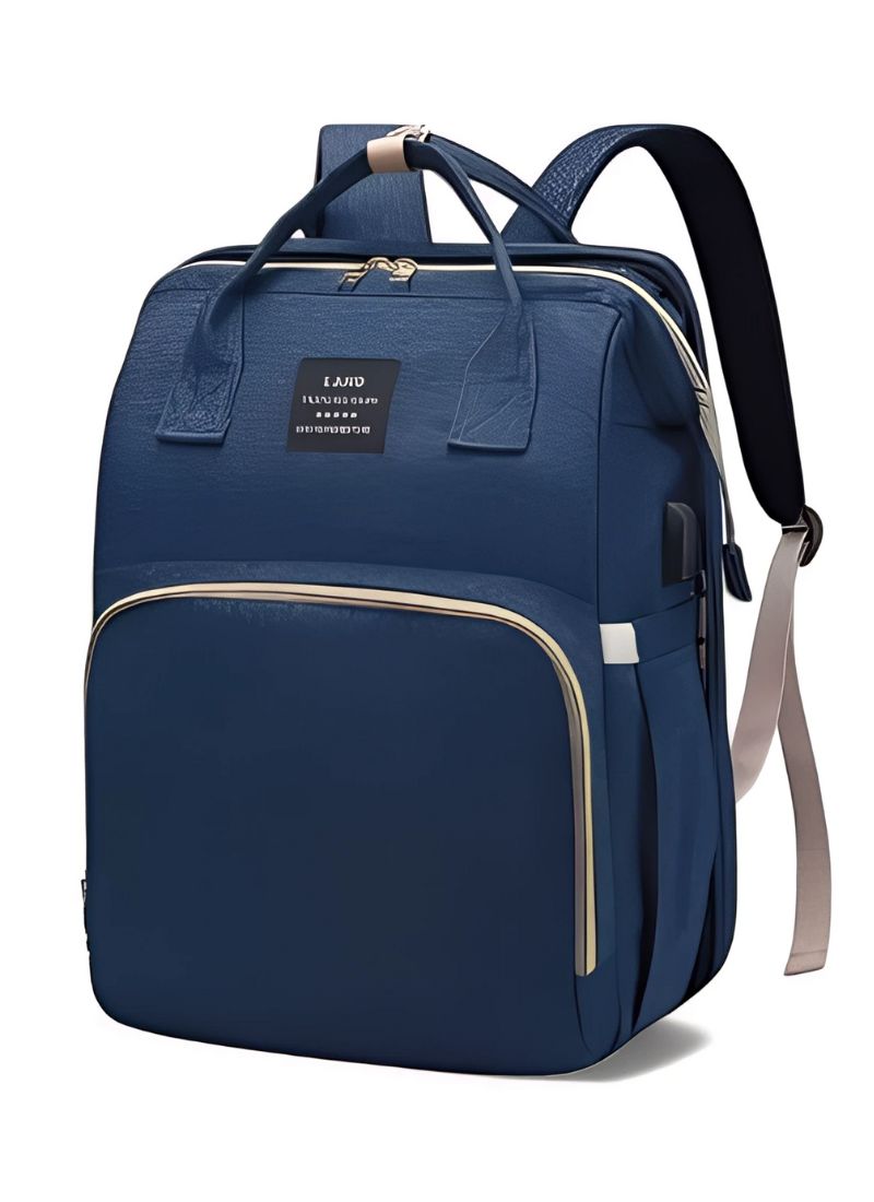 Portable Mommy Bag with Foldable Crib