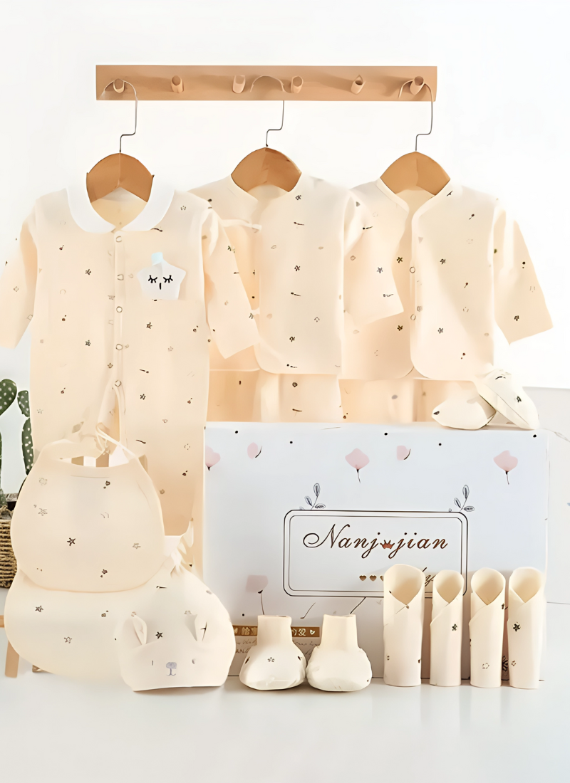 Kit Newborn Essentials – 16 PCS Cotton Unisex