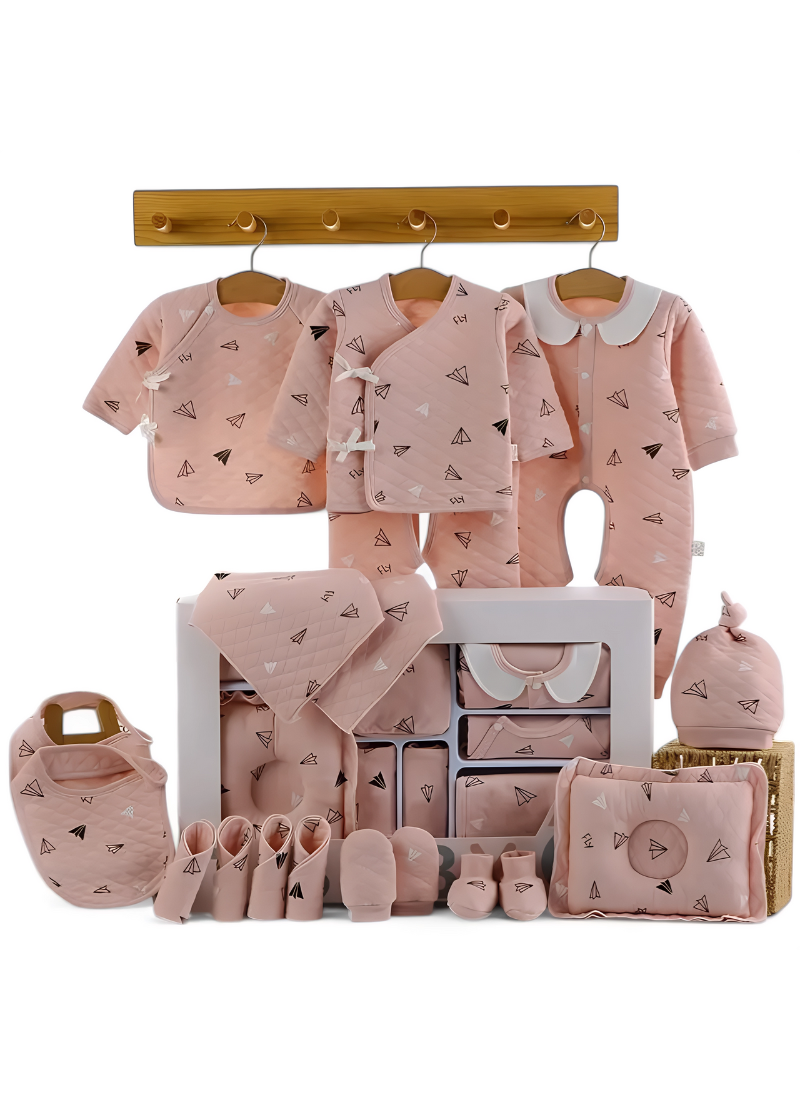 Kit Newborn Essentials Cotton with Gift Box (18PCS)