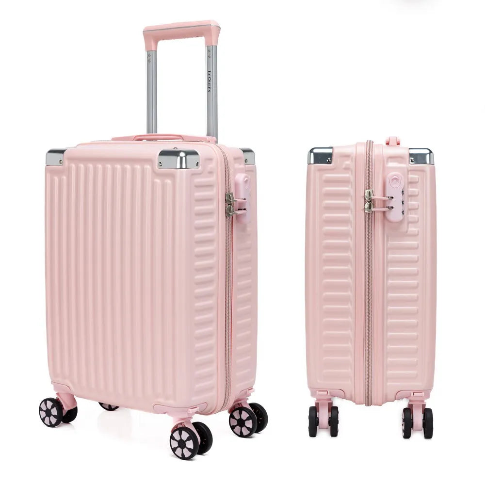 Lequeen Lightweight Carry-On Suitcase – 8kg Capacity, Durable & Compact with Spinner Wheels