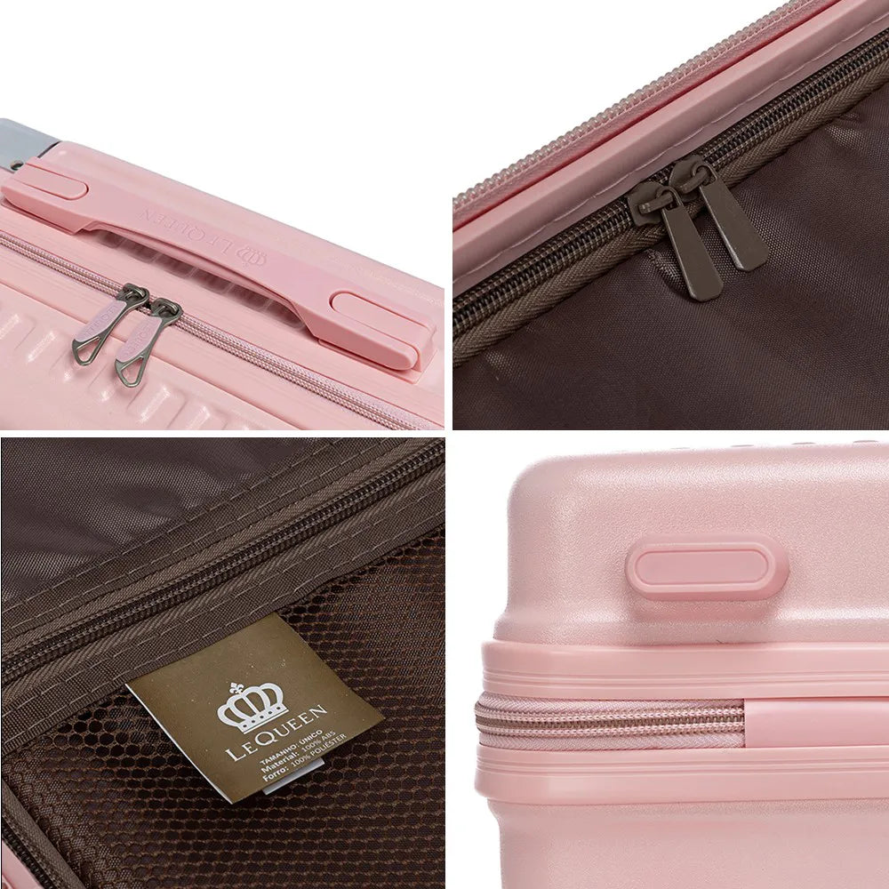Lequeen Lightweight Carry-On Suitcase – 8kg Capacity, Durable & Compact with Spinner Wheels