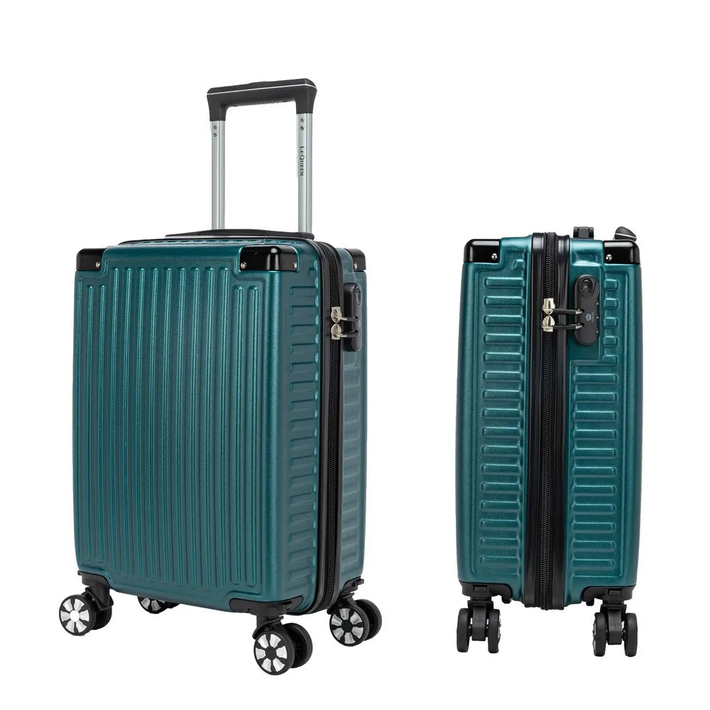 Lequeen Lightweight Carry-On Suitcase – 8kg Capacity, Durable & Compact with Spinner Wheels