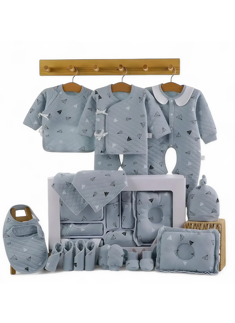 Kit Newborn Essentials Cotton with Gift Box (18PCS)