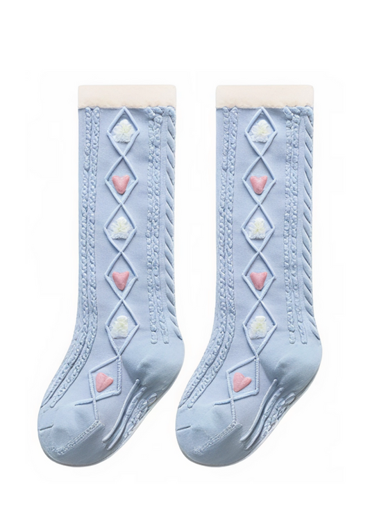 Baby girl knee-high socks