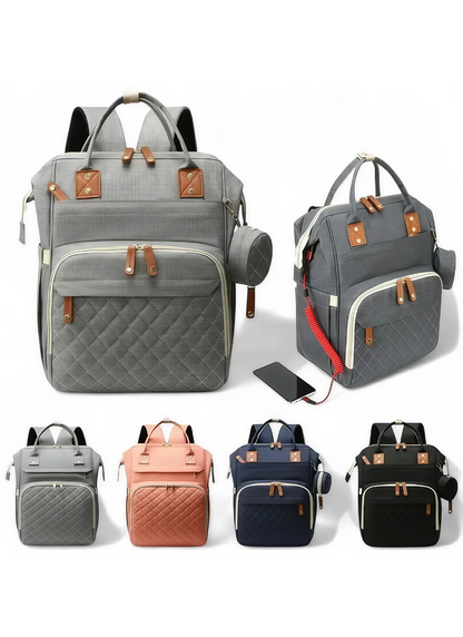 USB Waterproof Maternity Backpack (Large Capacity)
