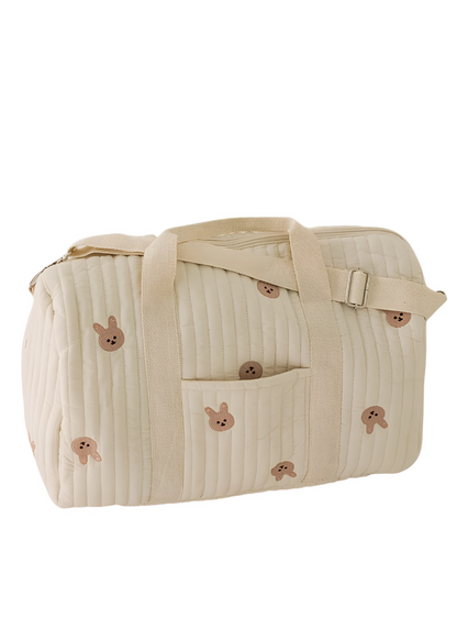 Little Bear Embroidered Mommy Shoulder Bag