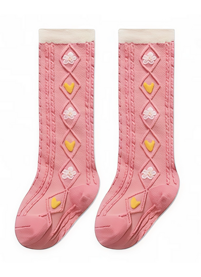 Baby girl knee-high socks
