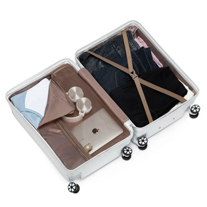 Lequeen Lightweight Carry-On Suitcase – 8kg Capacity, Durable & Compact with Spinner Wheels