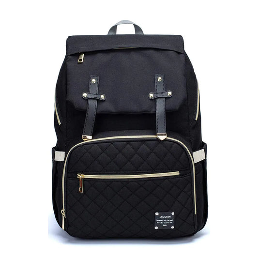Lequeen Original Maternity Backpack – With USB Port & Stroller Hooks
